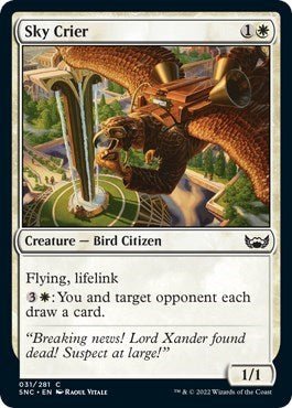 Sky Crier (Streets of New Capenna) Near Mint - Nick Nack's Full Frontal Attack