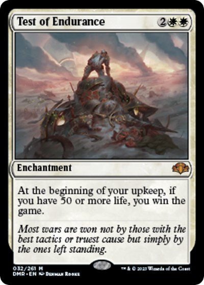 Test of Endurance (Dominaria Remastered) Near Mint Foil - Nick Nack's Full Frontal Attack