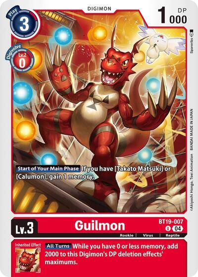 Guilmon (Release Special Booster 2.5) Near Mint