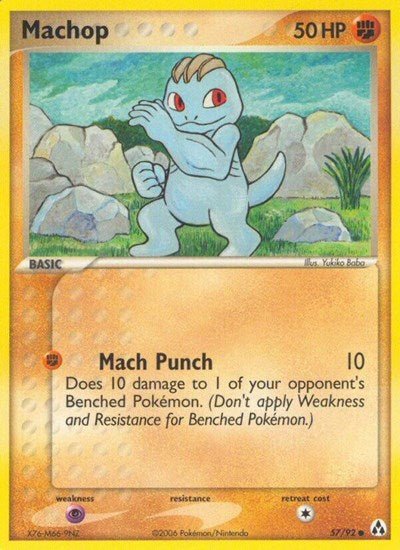 Machop (Legend Maker) Light Play - Nick Nack's Full Frontal Attack