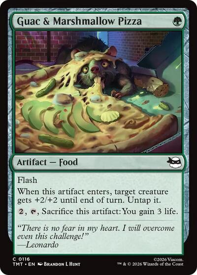 Guac & Marshmallow Pizza (Teenage Mutant Ninja Turtles) Near Mint - Nick Nack's Full Frontal Attack