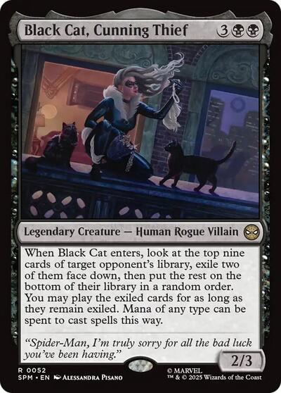 Black Cat, Cunning Thief (Marvel's Spider - Man) Near Mint - Nick Nack's Full Frontal Attack