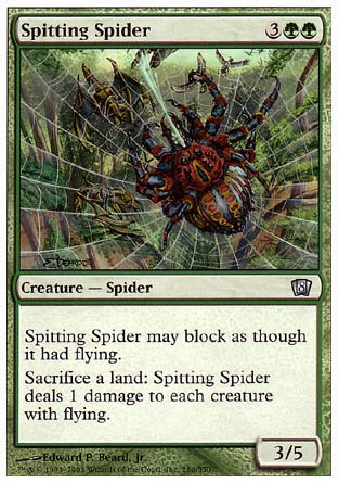 Spitting Spider (8th Edition) Near Mint - Nick Nack's Full Frontal Attack