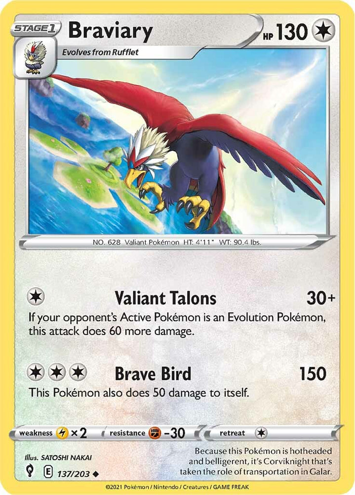 Braviary (137/203) [Espada y escudo: Cielos en evolución] 