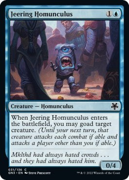 Jeering Homunculus (Magic Game Night: Free-For-All) Near Mint