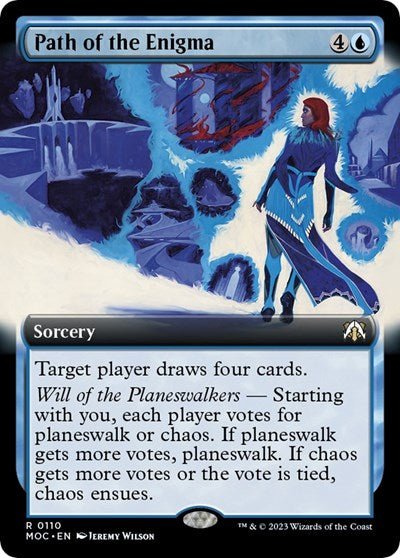 Path of the Enigma (Extended Art) (Commander: March of the Machine) Near Mint - Nick Nack's Full Frontal Attack