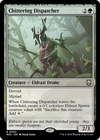 Chittering Dispatcher (Commander: Modern Horizons 3) Near Mint - Nick Nack's Full Frontal Attack