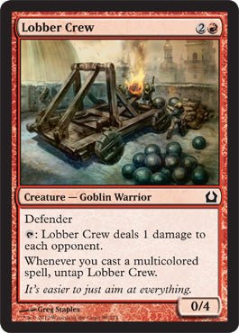 Lobber Crew (Return to Ravnica) Near Mint - Nick Nack's Full Frontal Attack