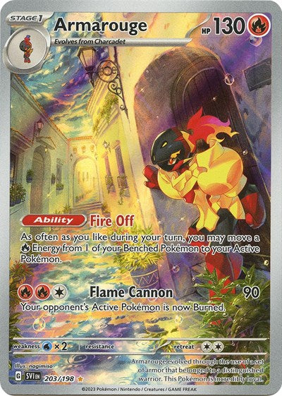 Armarouge - 203 (Scarlet and Violet: Base Set) Near Mint Holofoil