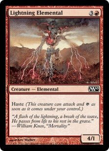 Lightning Elemental (Magic 2010 Core Set) Near Mint - Nick Nack's Full Frontal Attack