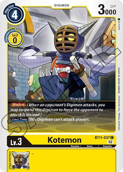 Kotemon (Dimensional Phase) Near Mint