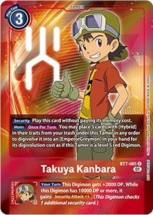 Takuya Kanbara (Box Topper) (The Next Adventure) Near Mint Foil