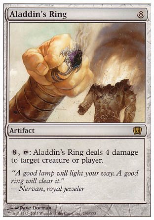 Aladdin's Ring (8th Edition) Near Mint - Nick Nack's Full Frontal Attack