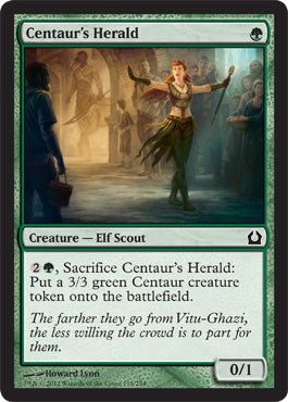 Centaur's Herald (Return to Ravnica) Near Mint - Nick Nack's Full Frontal Attack