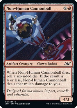 Non-Human Cannonball (Unfinity) Near Mint