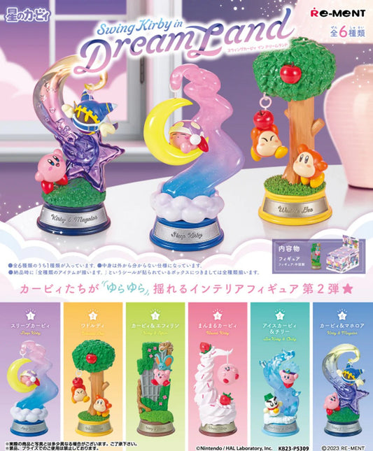 Re-Ment Swing Kirby in Dream Land Blind Box - 1 Random Figure - Nick Nack's Full Frontal Attack