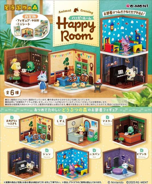 Re-Ment Animal Crossing - Happy Room Blind Box - 1 Random Figure - Nick Nack's Full Frontal Attack