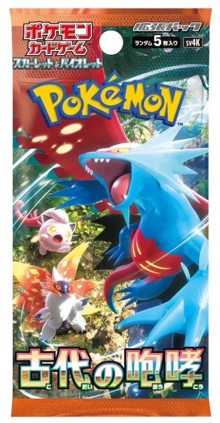 Pokemon TCG Scarlet & Violet Expansion Pack - Ancient Roar Box Japanese (1 Booster Pack) - Nick Nack's Full Frontal Attack