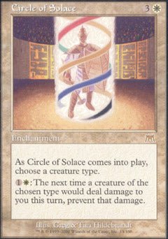 Circle of Solace (Onslaught) Medium Play - Nick Nack's Full Frontal Attack