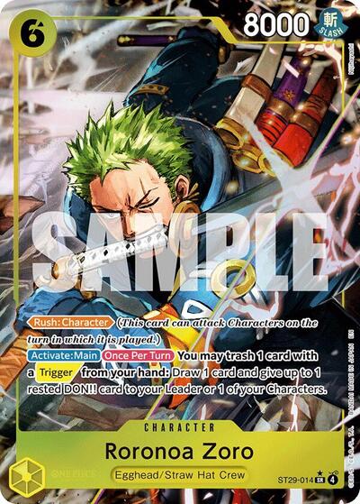 Roronoa Zoro (Full Art) (Starter Deck 29: Egghead) Near Mint Foil