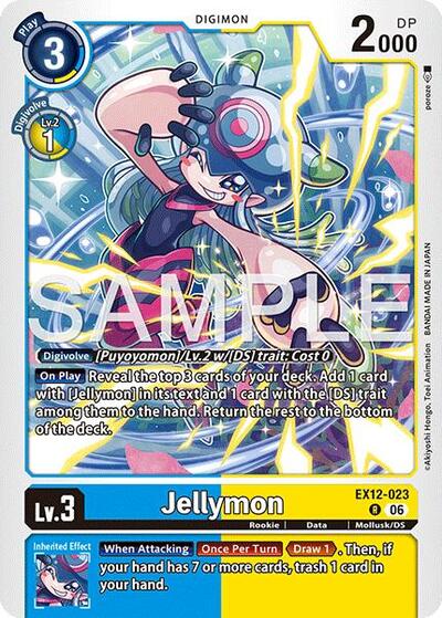 Jellymon (Digital World Shambala) Near Mint Foil - Nick Nack's Full Frontal Attack