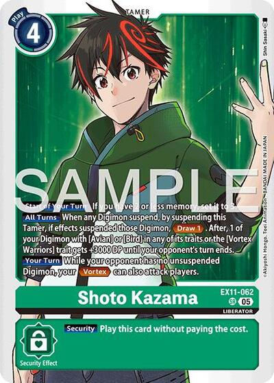 Shoto Kazama (Dawn of Liberator) Near Mint