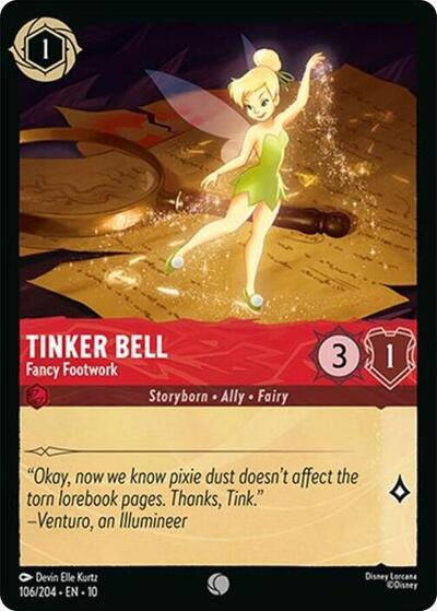 Tinker Bell - Fancy Footwork (Whispers in the Well) Near Mint - Nick Nack's Full Frontal Attack
