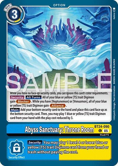 Abyss Sanctuary: Throne Room (Time Stranger) Near Mint - Nick Nack's Full Frontal Attack