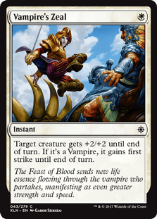 Vampire's Zeal (Ixalan) Near Mint - Nick Nack's Full Frontal Attack
