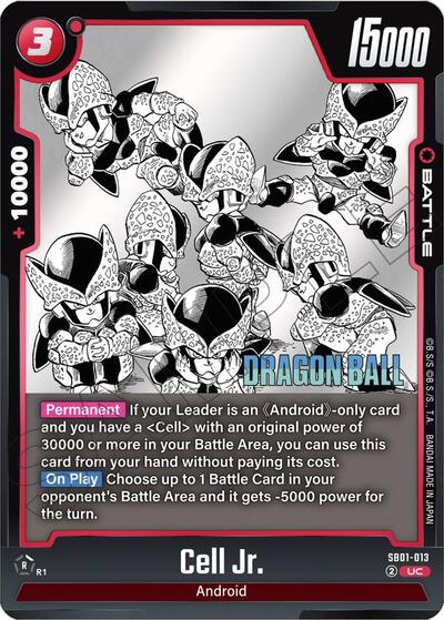 Cell Jr. SB01-013 (Manga Booster 01) Near Mint
