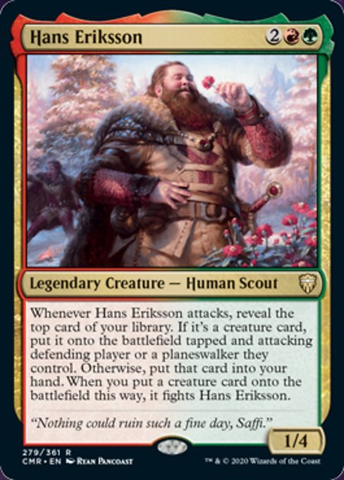 Hans Eriksson (Commander Legends) Near Mint - Nick Nack's Full Frontal Attack