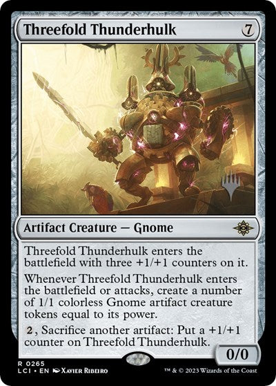 Threefold Thunderhulk (Promo Pack: The Lost Caverns of Ixalan) Near Mint
