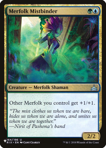 Merfolk Mistbinder [The List]