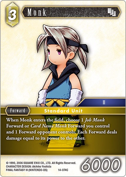 Monk [Opus XIV: Crystal Abyss]