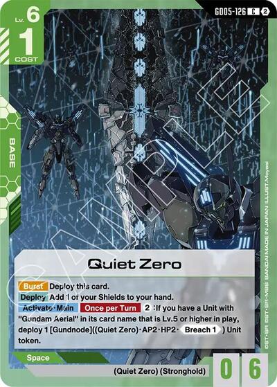 Quiet Zero (Freedom Ascension) Near Mint
