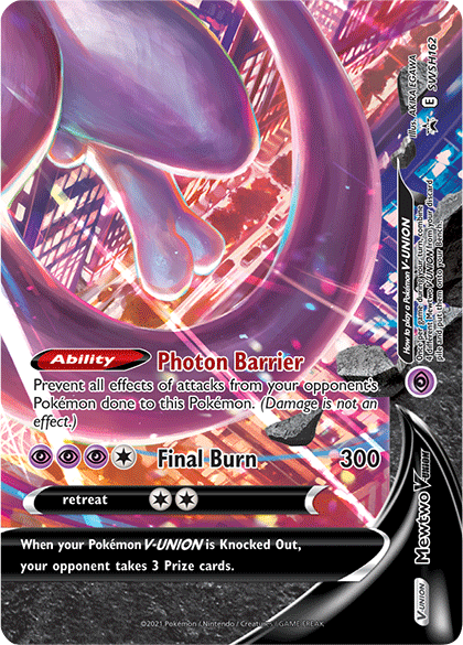 Mewtwo V-Union (SWSH162) [Sword & Shield: Black Star Promos]