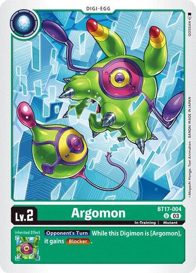 Argomon BT17-004 (Secret Crisis) Near Mint