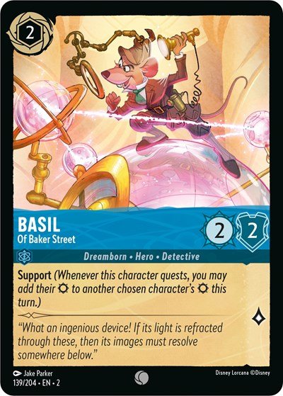 Basil - Of Baker Street (Rise of the Floodborn) Near Mint - Nick Nack's Full Frontal Attack