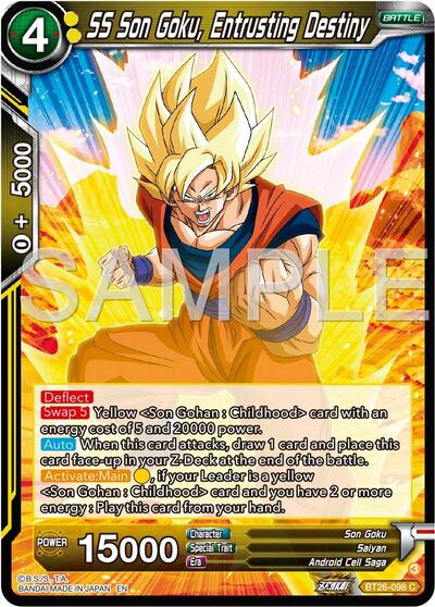 SS Son Goku, Entrusting Destiny (Ultimate Advent) Near Mint
