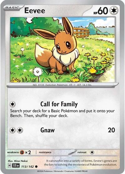 Eevee (SV07: Stellar Crown) Near Mint