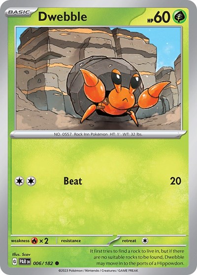 Dwebble (Scarlet and Violet: Paradox Rift) Near Mint