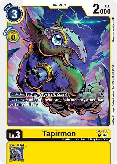 Tapirmon (Chain of Liberation) Near Mint - Nick Nack's Full Frontal Attack