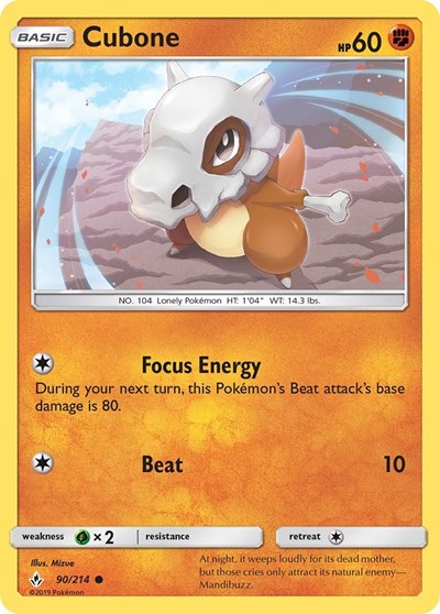 Cubone (SM - Unbroken Bonds) Near Mint