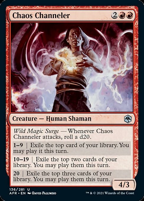 Chaos Channeler (Adventures in the Forgotten Realms) Near Mint - Nick Nack's Full Frontal Attack