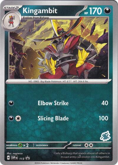 Kingambit - Darkrai Deck (Battle Academy 2024) Near Mint