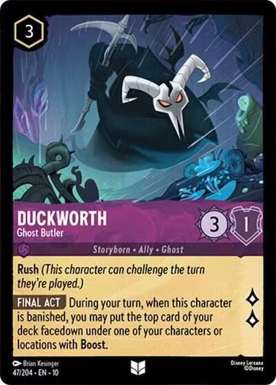Duckworth - Ghost Butler (Whispers in the Well) Near Mint - Nick Nack's Full Frontal Attack
