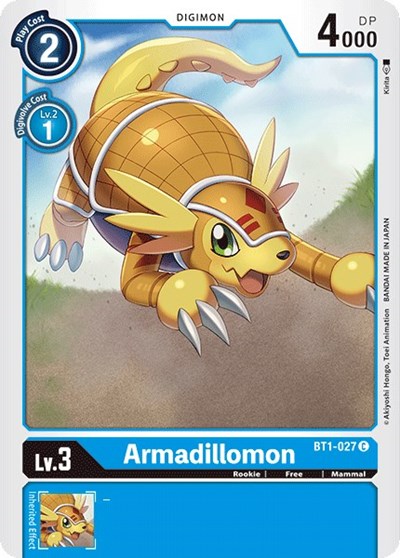 Armadillomon BT1-027 (Release Special Booster) Near Mint