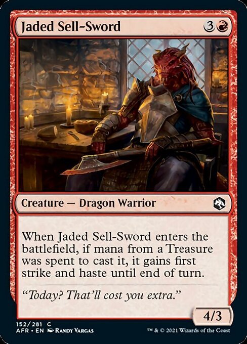 Jaded Sell - Sword (Adventures in the Forgotten Realms) Near Mint - Nick Nack's Full Frontal Attack