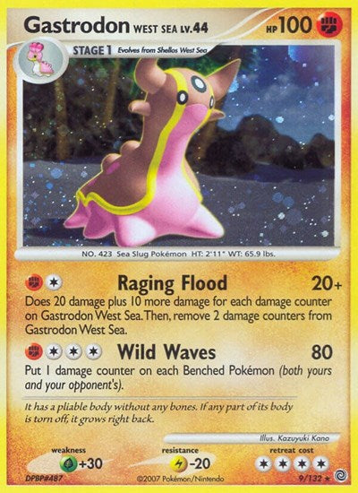 Gastrodon West Sea (Secret Wonders) Damaged / Poor Reverse Holofoil