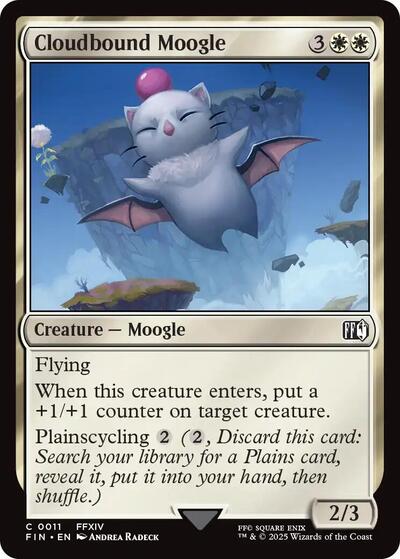 Cloudbound Moogle (Universes Beyond: FINAL FANTASY) Near Mint